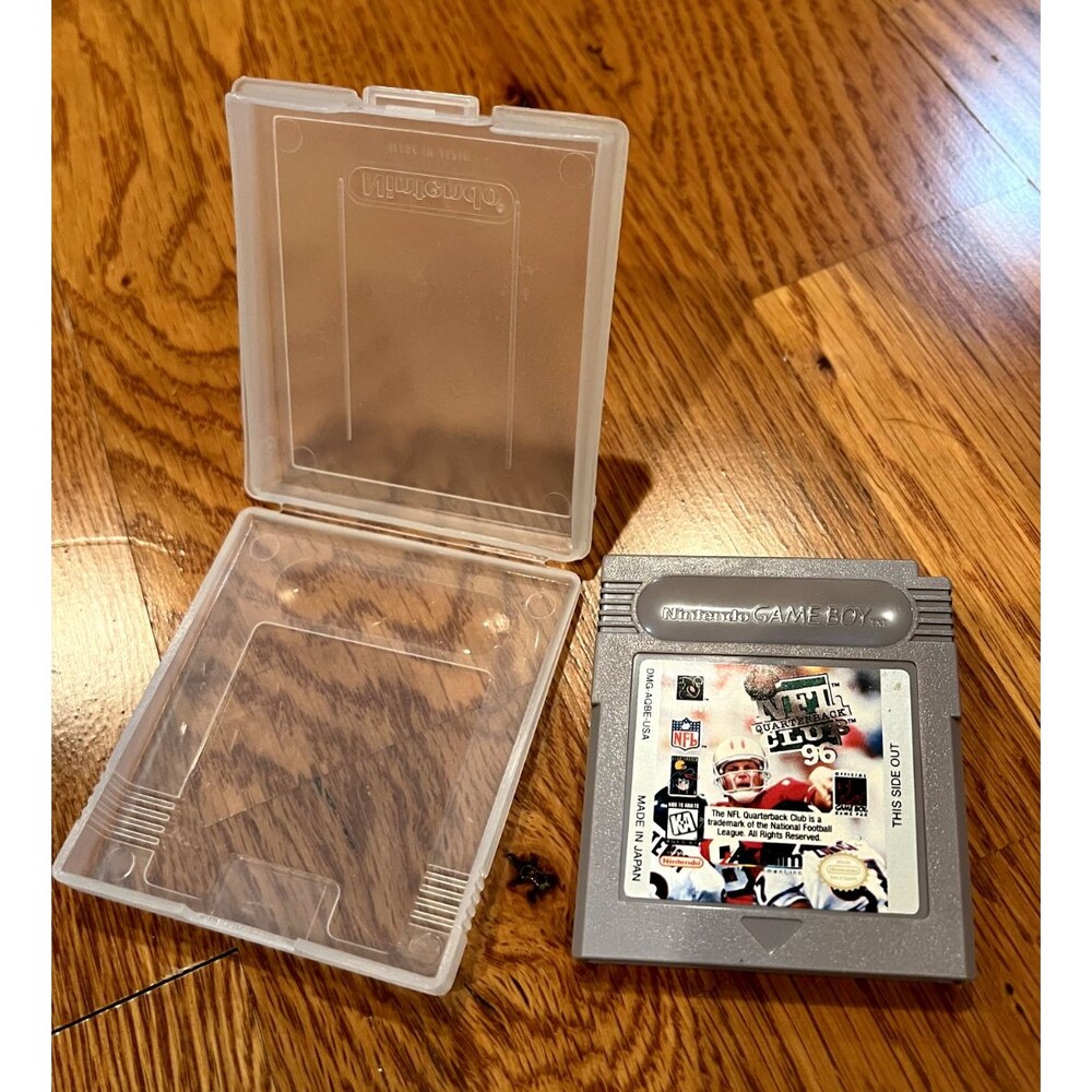 NFL Quarterback Club 96 (Nintendo Game Boy, 1995) Cartridge, Case Tested Works